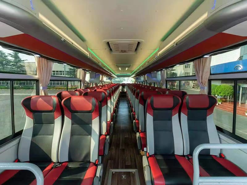 Comfortable Seating in Jader Luxury Coach buses