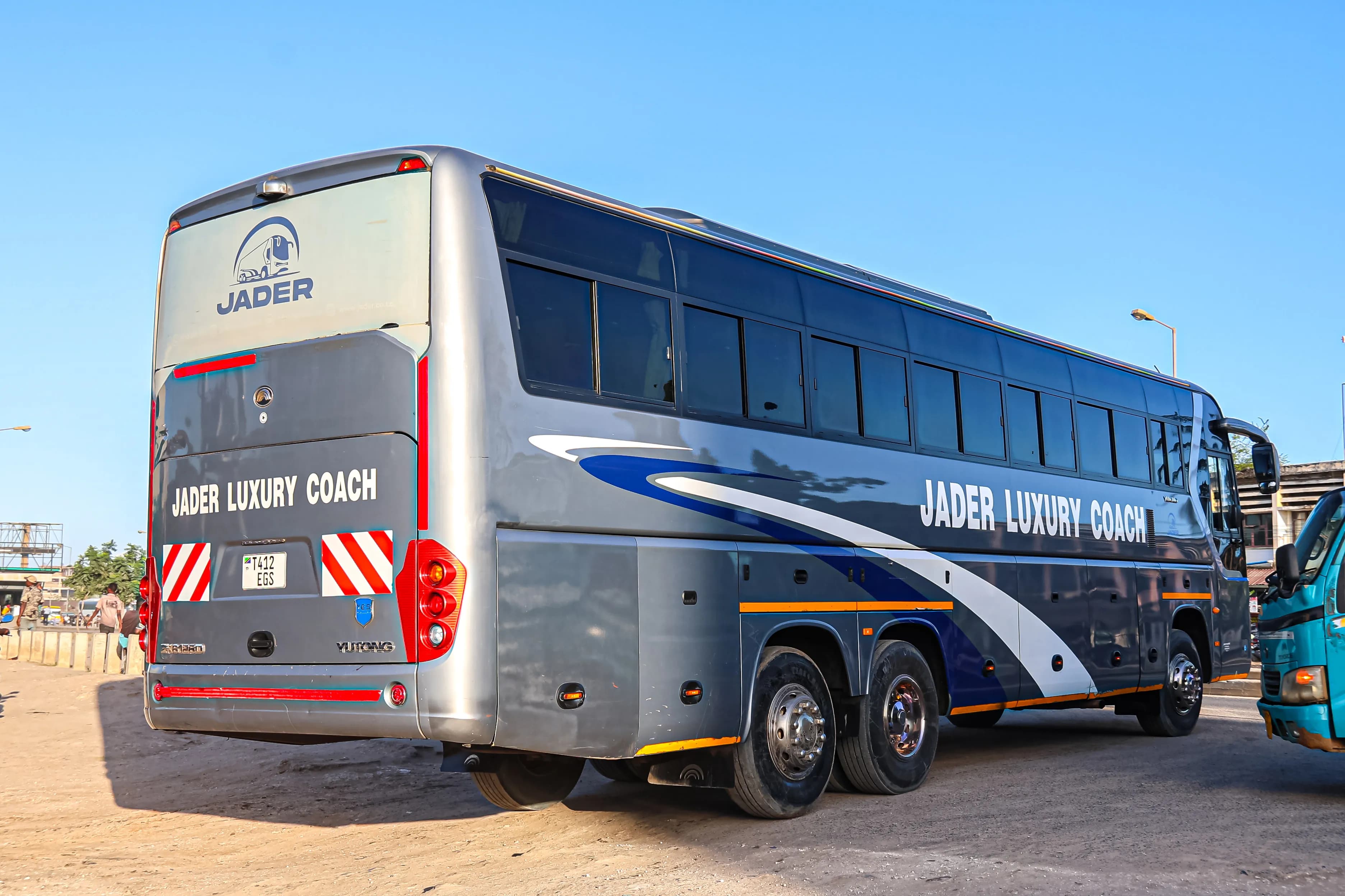 Coach in scenic location